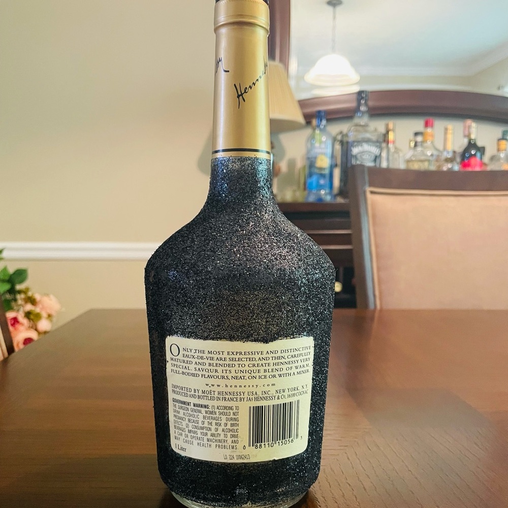 Glittered Hennessy Bottle - Picture 2 of 6